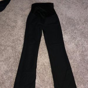 Black loft maternity pants